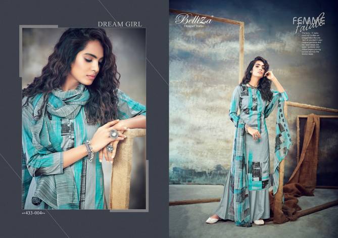 Florals By Belliza 001-010 Printed Cotton Dress Material Catalog